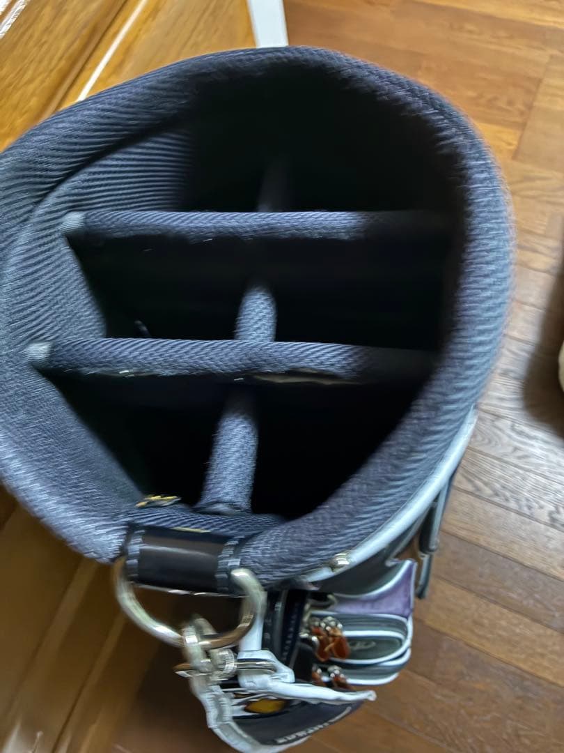 EDWIN ゴルフ キャディバッグ ブラック・デニム