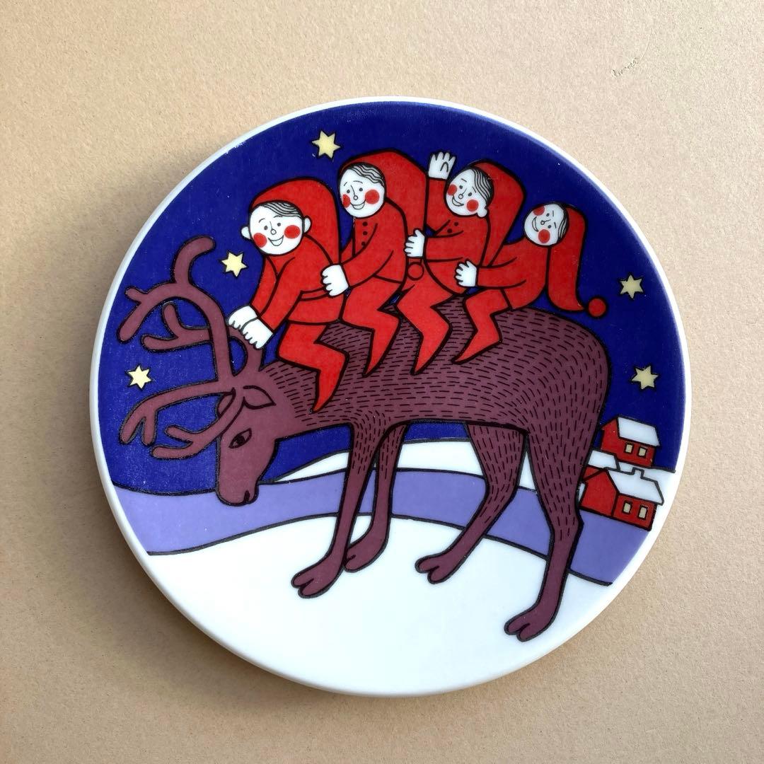 アラビア JULKORT クリスマス　ミニプレート　MOTIV3