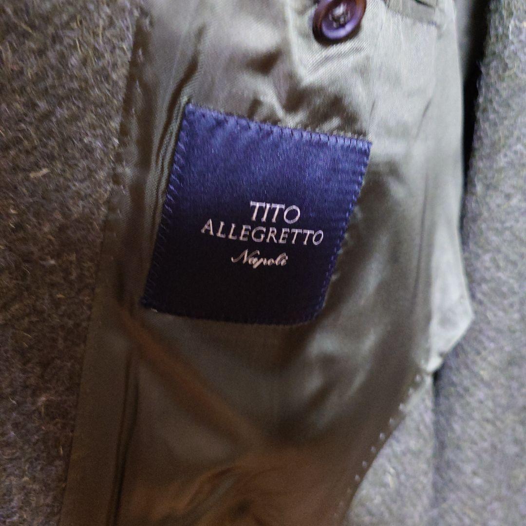 2025AW TITO ALLEGRETTO オリーブ　ラグランスリーブコート