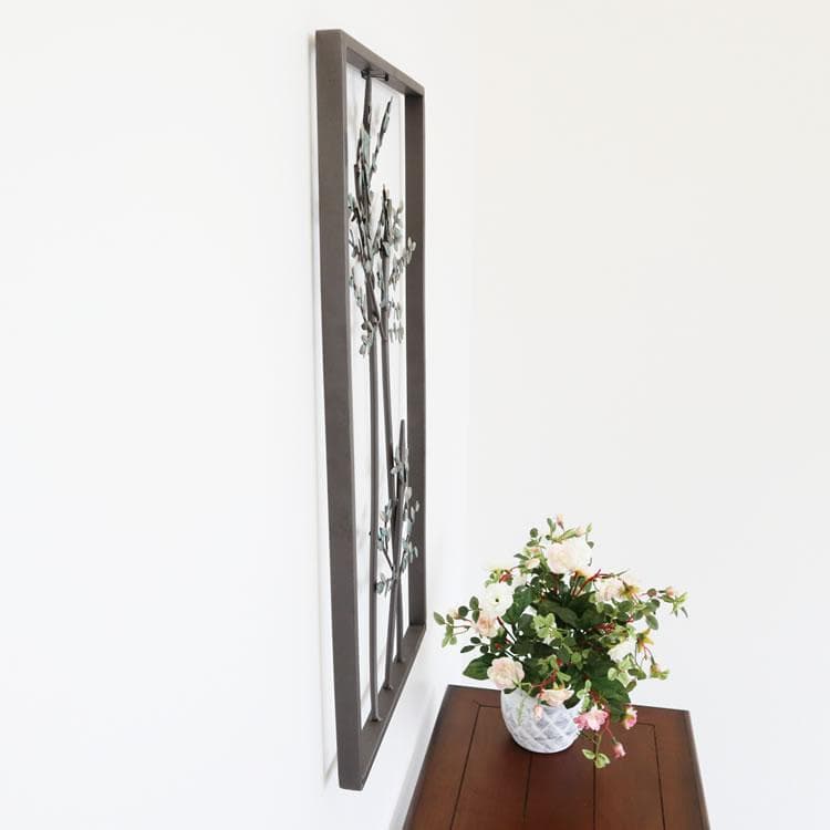 壁飾り アイアン枝葉