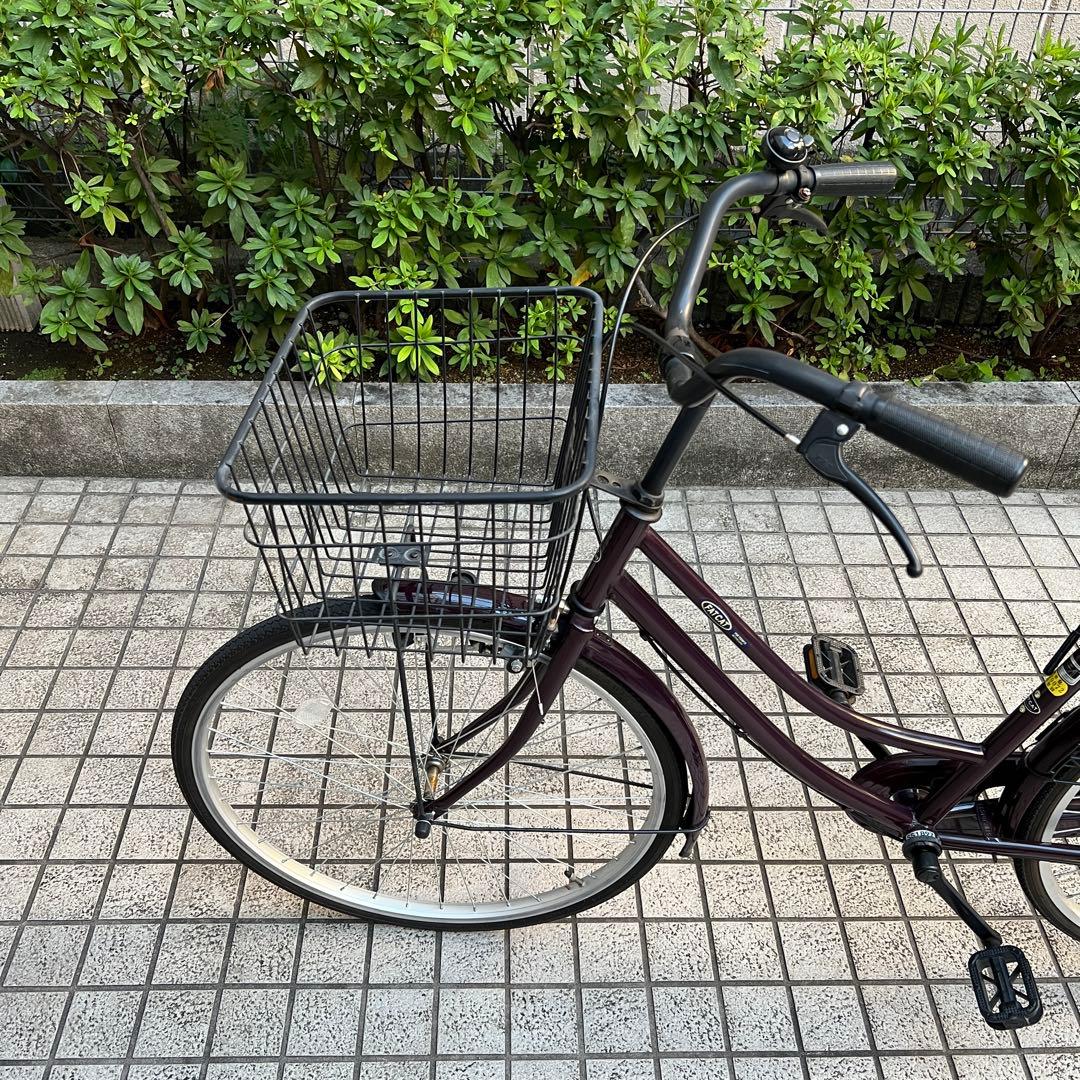 ★東京台東区 引取り限定★美品★ママチャリ　26㌅　自転車　カゴ付き