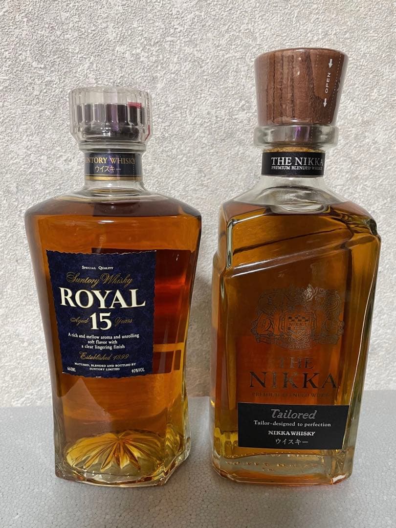 サントリー  15年 & THE NIKKA テーラード 700ml