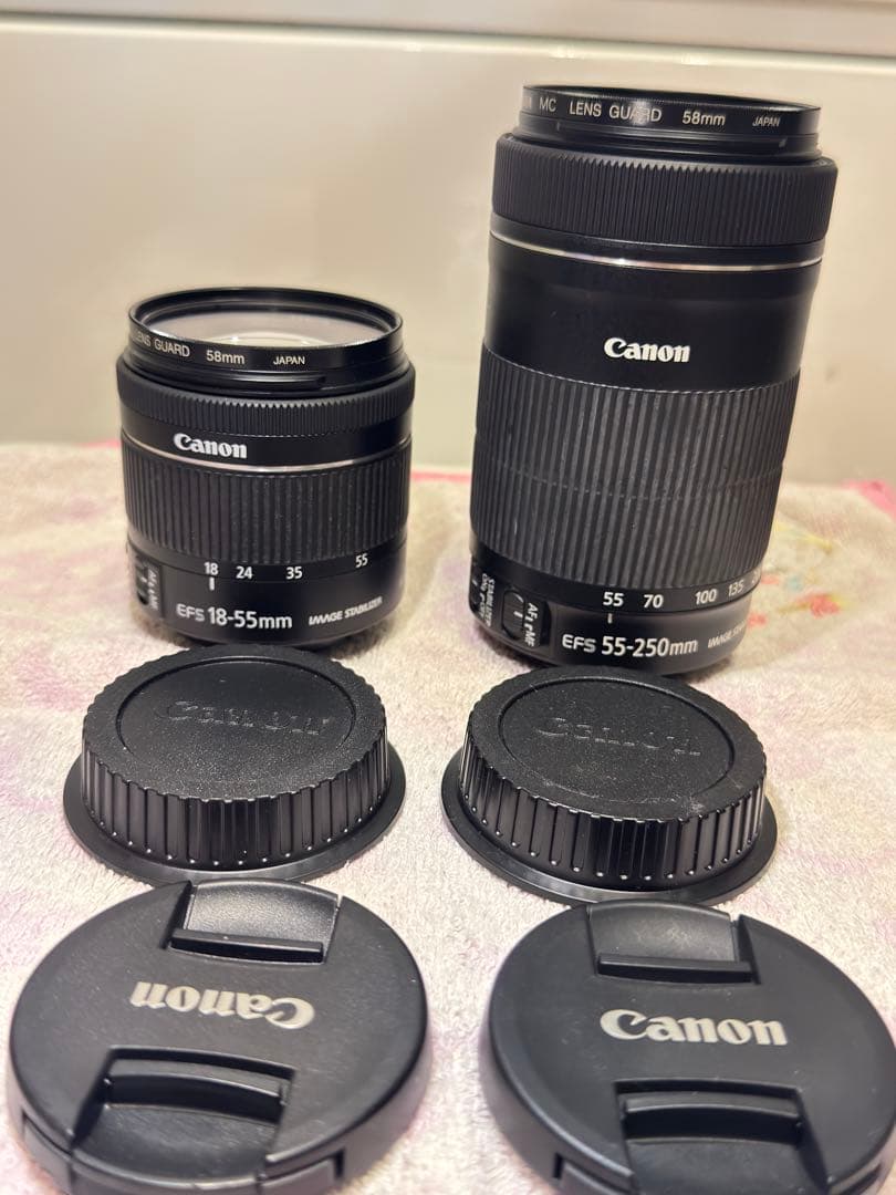 Canon Kiss x9i ダブルレンズキット レンズ保護付き