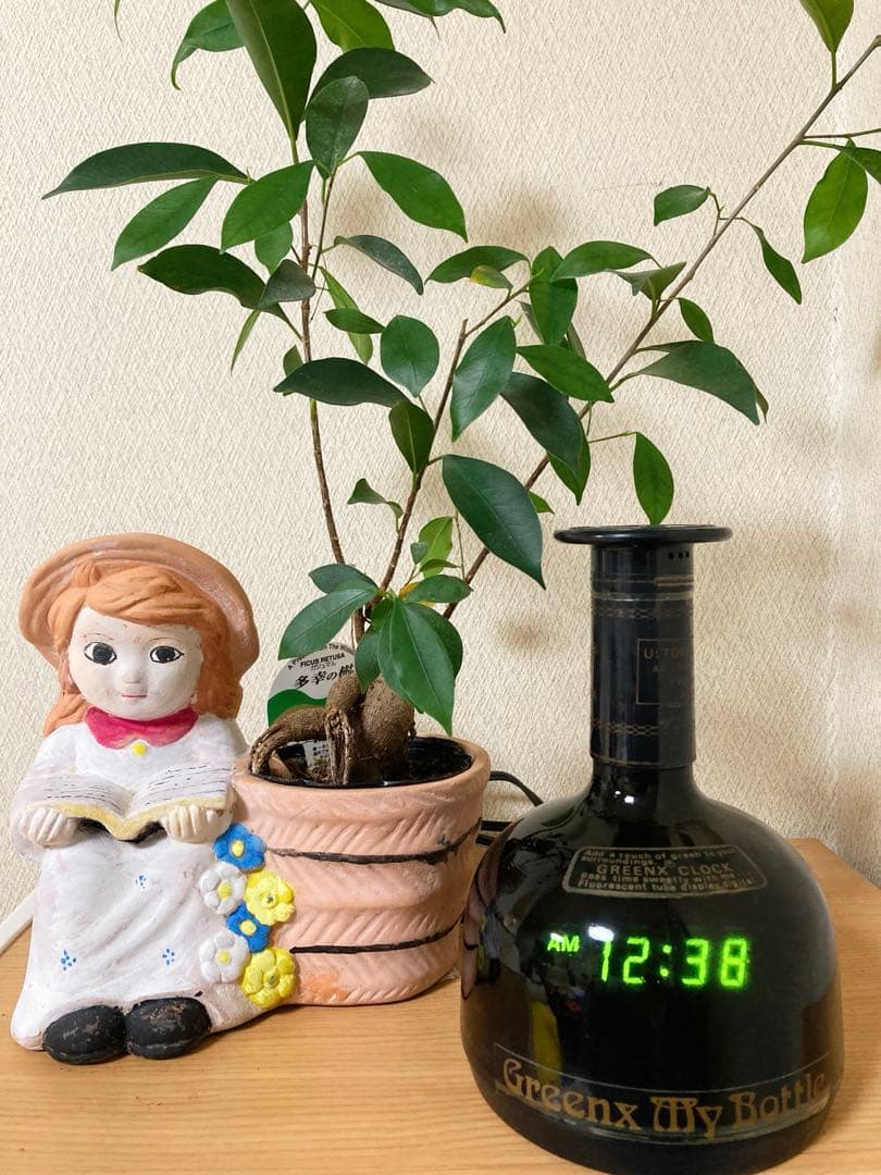 ボトル型デジタル時計　昭和レトロ　ヴィンテージ