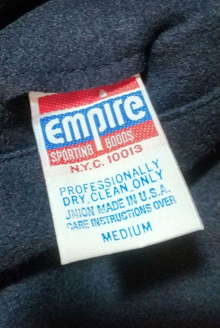 90sデッドストックmade in USA EMPIRE スタジャン NY印