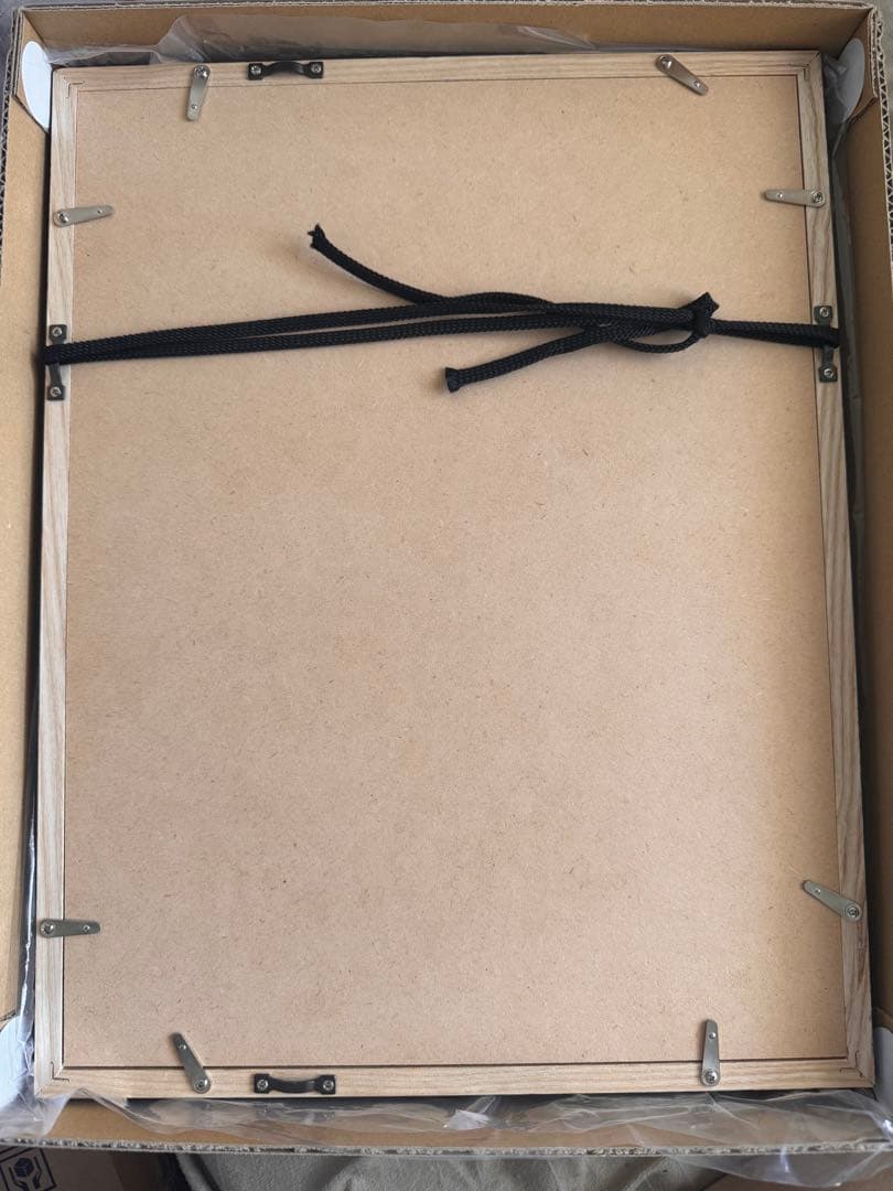 マルニ額縁 デッサン額縁 MRN-D5505-B ブラック太子 マット付 4点