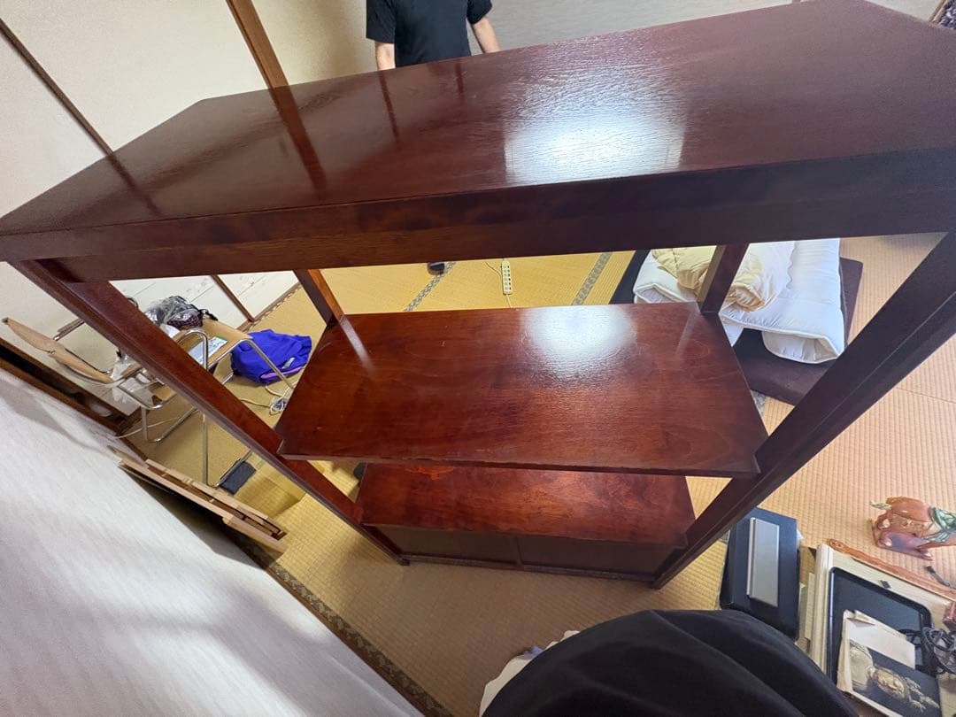 最高級 森繁家具 モリシゲ うるし塗装　 MORISHIGE 飾り棚