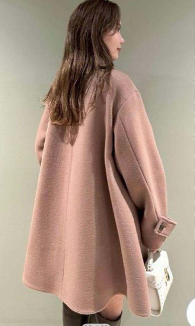 完売品　正規品新作セルフォード　Aラインウールミドルコート