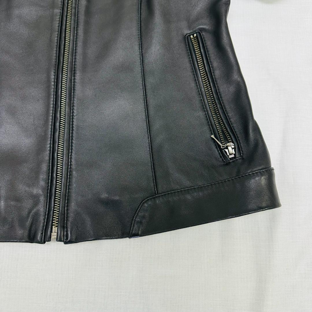 【極美品】ソークロース レザージャケット ファー付ダウンベストセット S 黒