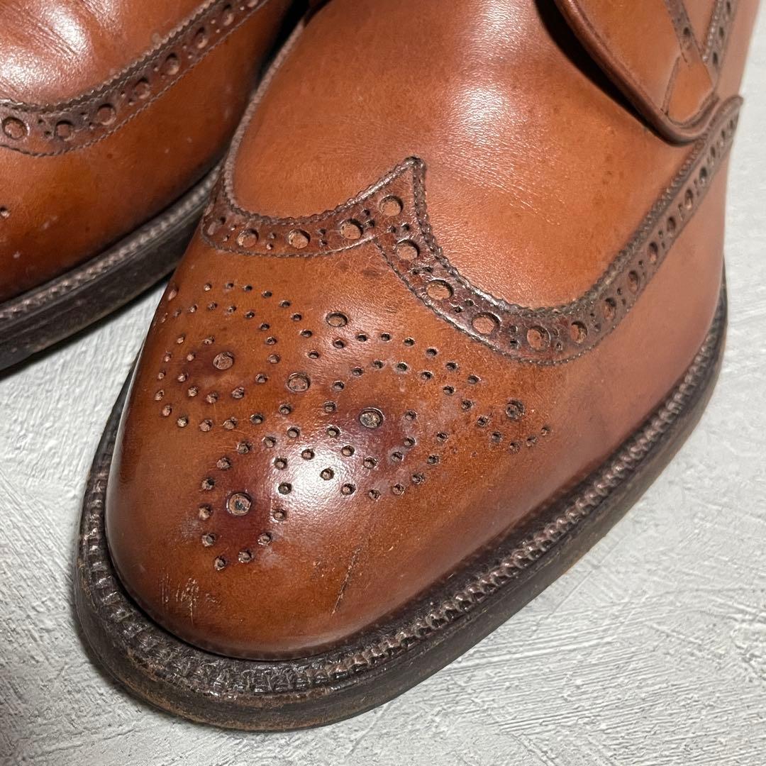 【まっぴー】スコッチグレイン 匠 ウィングチップ ビジネスシューズ 本革