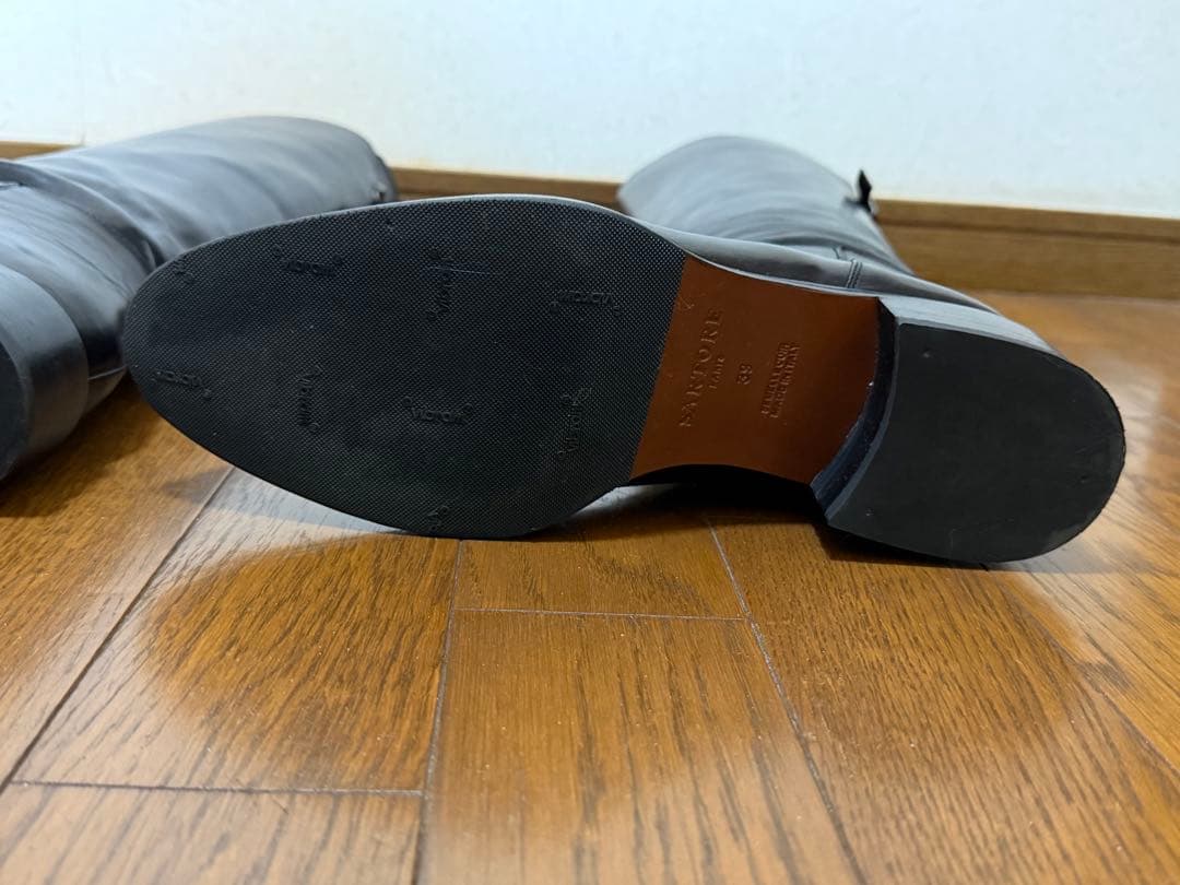 SARTORE ロングブーツ　ジョッキー　黒　サルトル　39