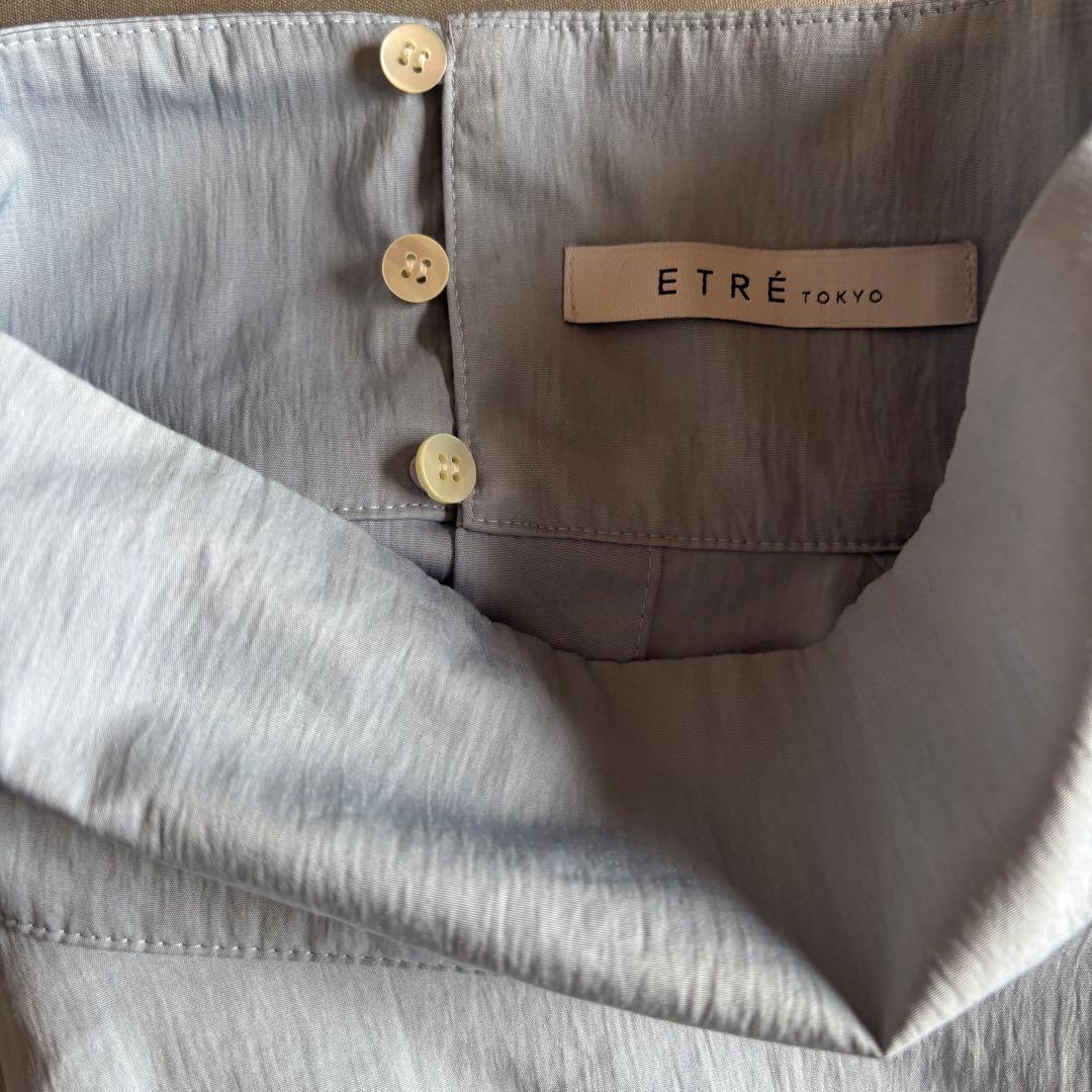 エトレトウキョウ ETRE TOKYO バックスリットボリュームシャツ リボン