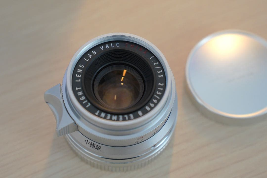 Light lens lab 35mm F2 ライカM シルバー