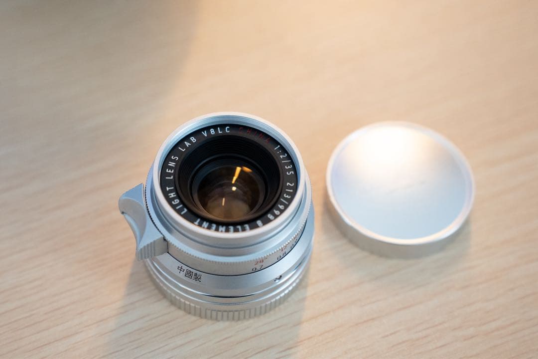 Light lens lab 35mm F2 ライカM シルバー