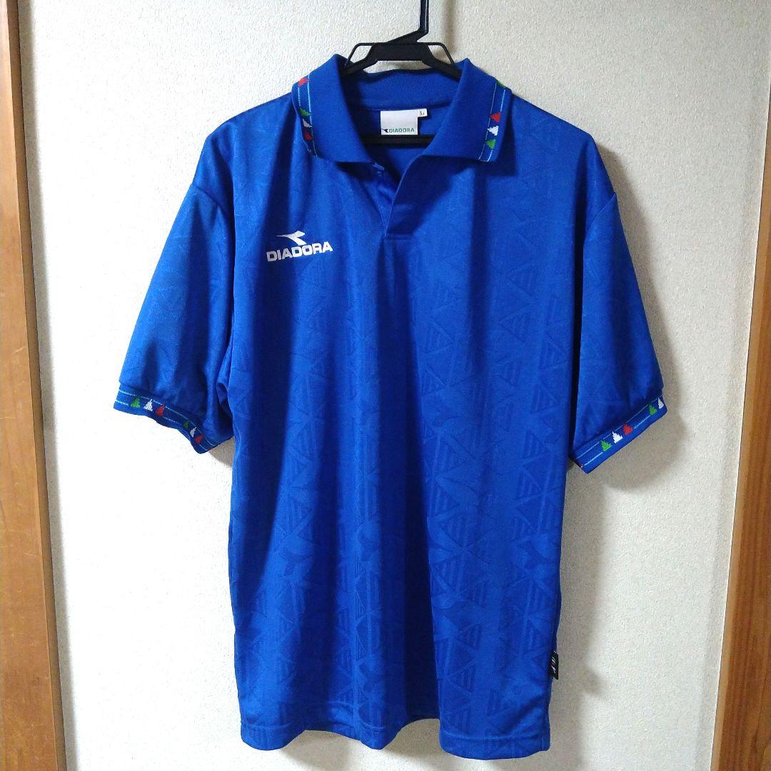 【美品】ディアドラ サッカー イタリア代表 ユニフォーム 10番 バッジョ