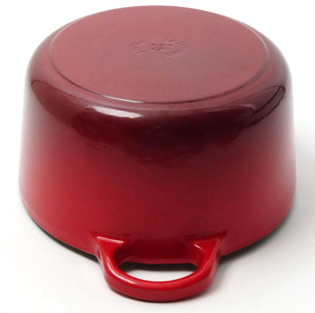 【美品】LE CREUSET　ココット オーバル チェリーレッド　25cm