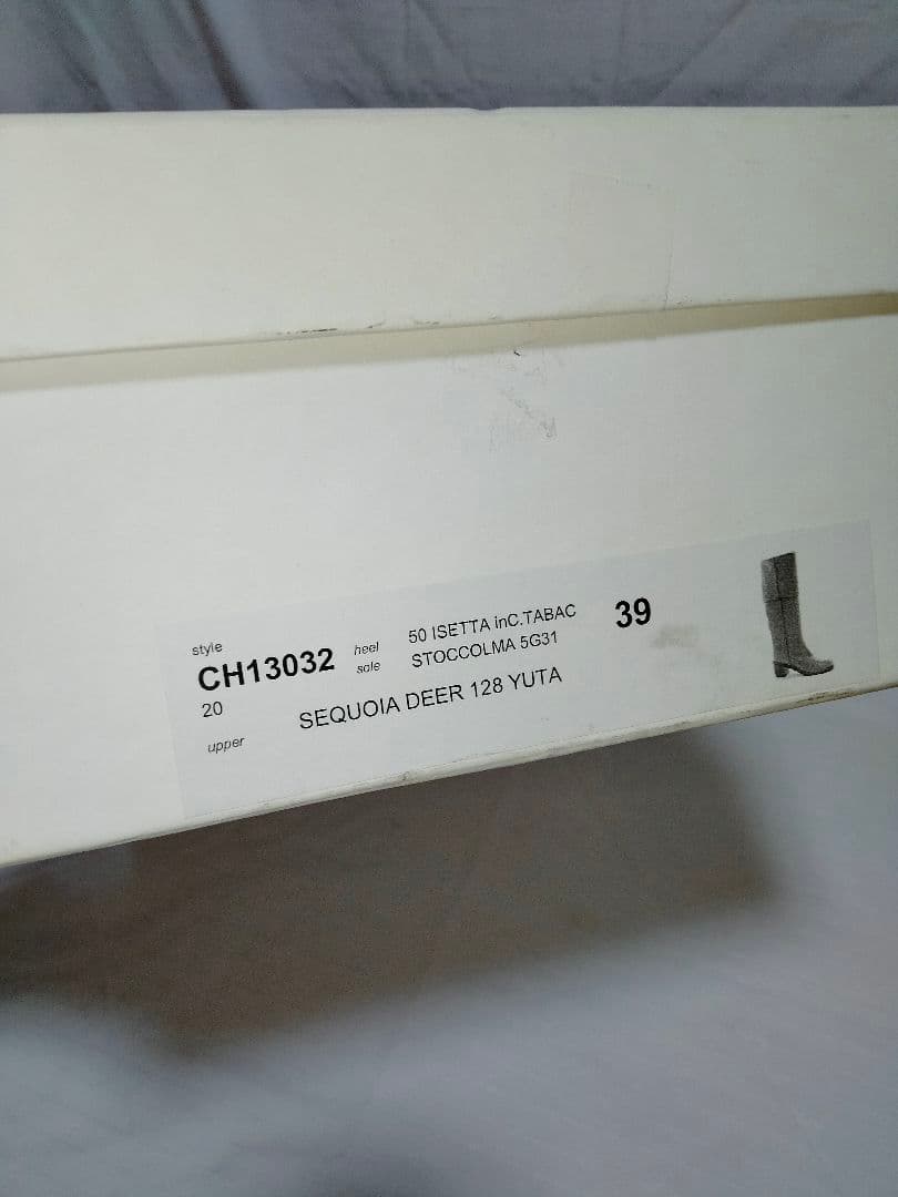 クロエ CHLOE キャメル レザー ロングブーツ ヒール 39