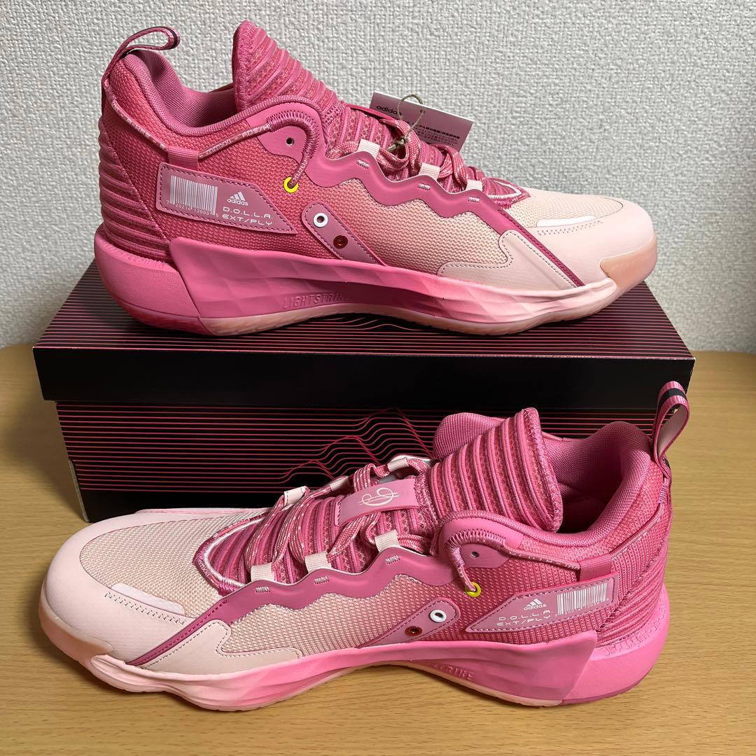 新品 ADIDAS DAME 7 EXTPLY PINK 33cm