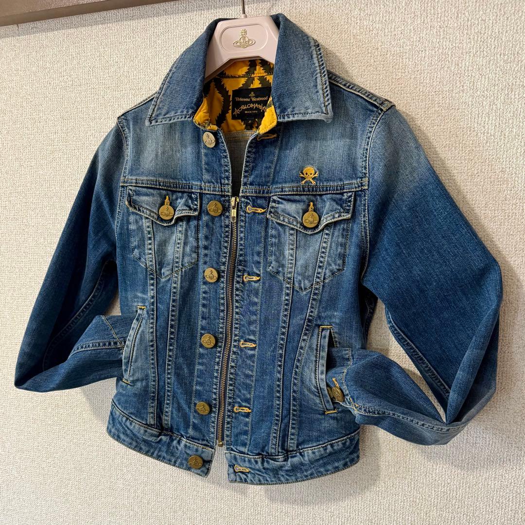 美品希少VivienneWestwood オーブ/スクイグル/デニムジャケット