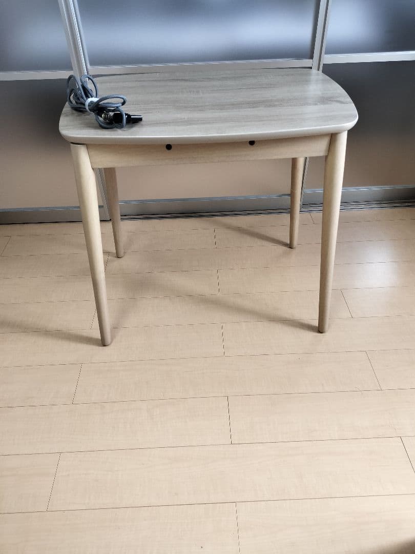 ハイタイプ　一人用こたつ ナチュラル 掛布団付き