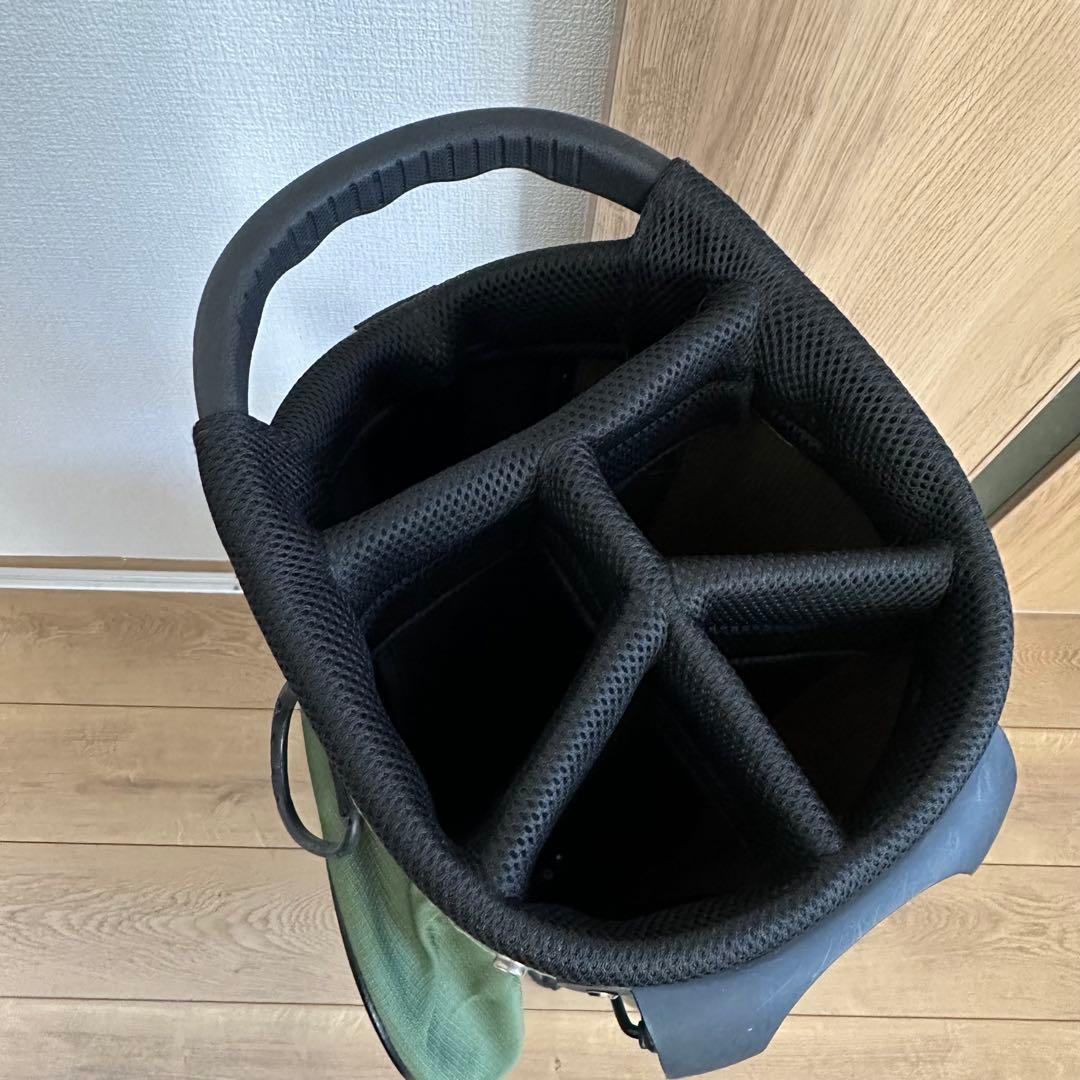 美品 CALLAWAY キャディバッグ 9.5型 スタンド カーキ SS22JM