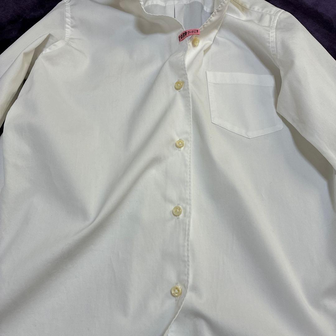 DEUXIEME CLASSE ドゥーズィエムクラスホワイト長袖コットンシャツ
