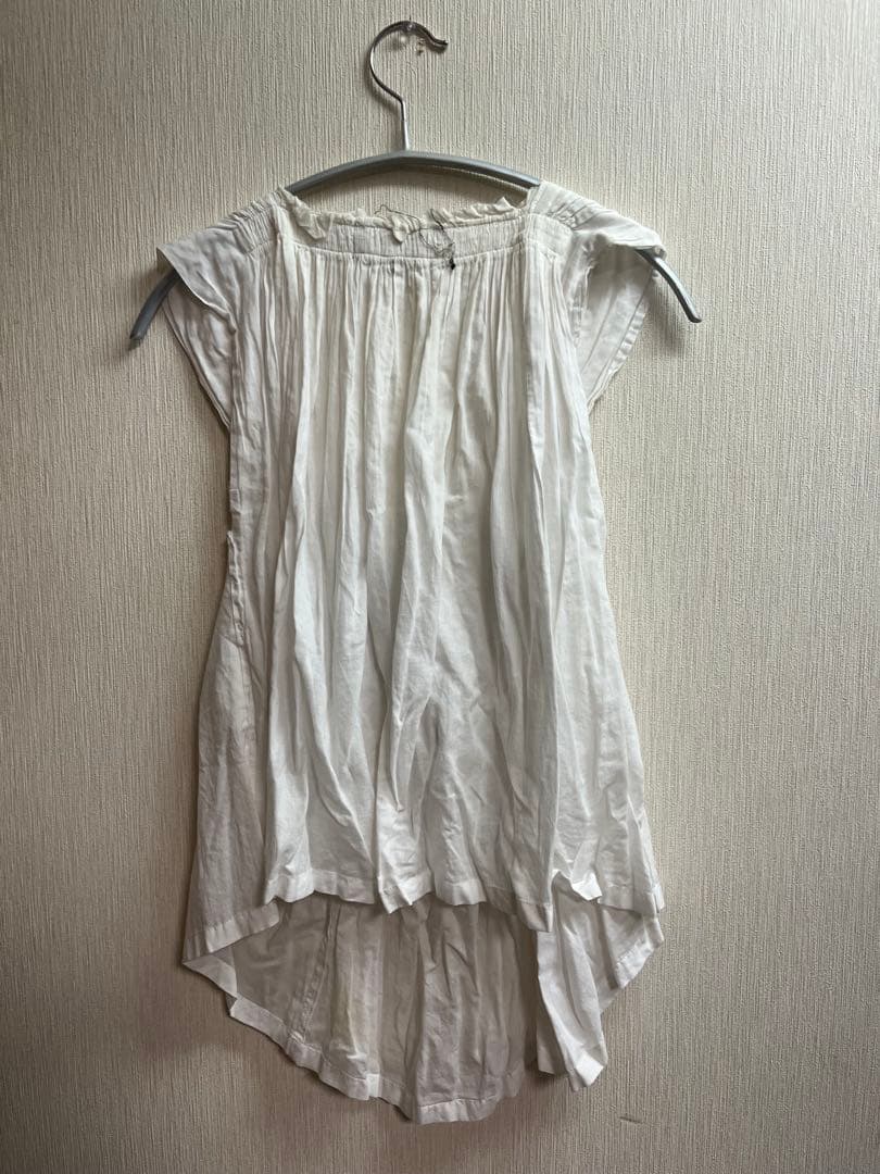 tricot COMME des GARÇONS ホワイトキャミソール