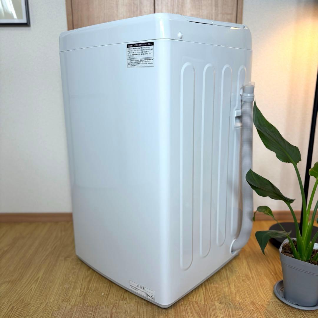 2025年製 洗濯機 一人暮らし 単身用 小型 保証付 送料無料 未使用に近い