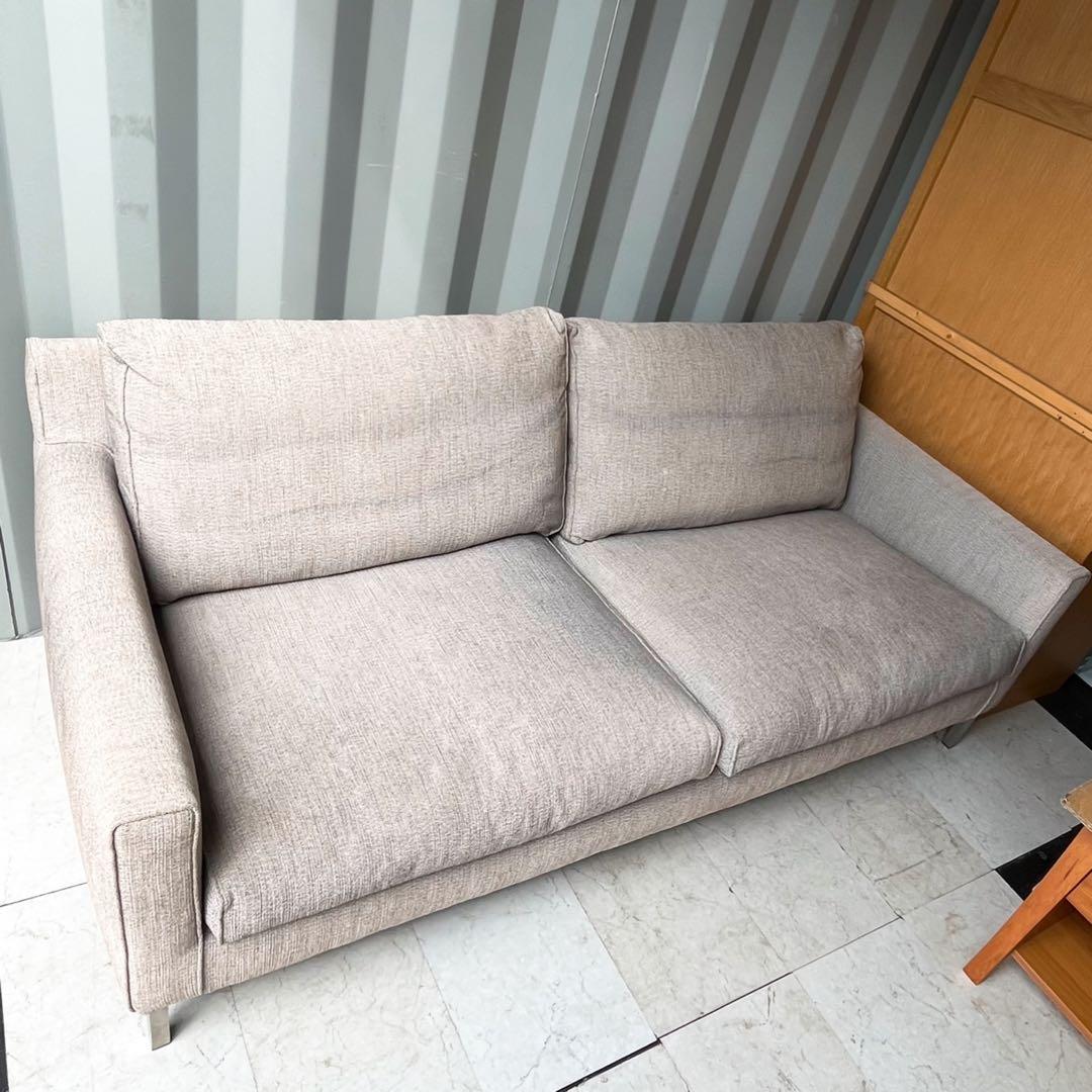 取付無料！アクタス アイラーセン ストリームライン ベージュファブリックソファ✨