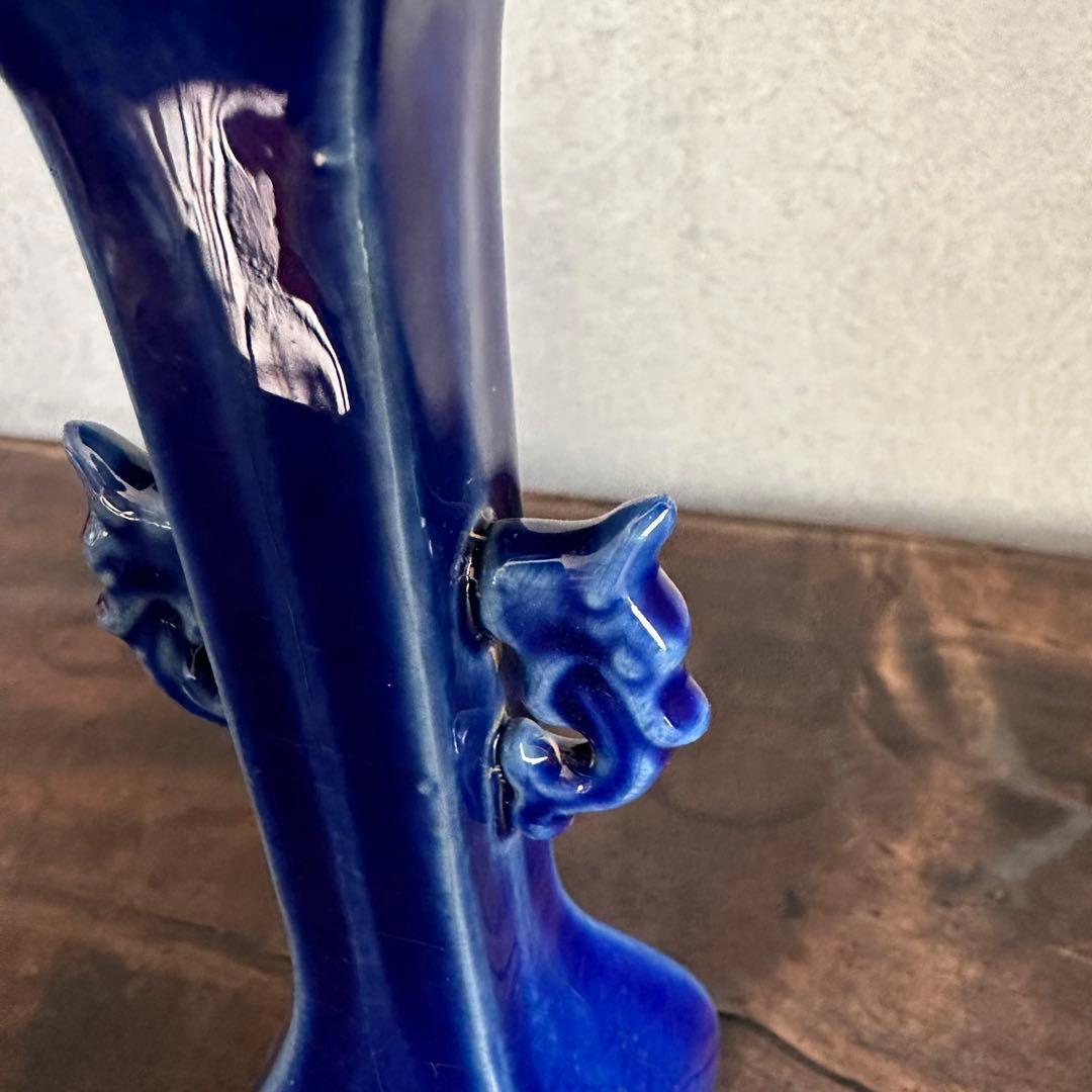 花瓶　官窯　青釉　花入　宋代　中国美術　古美術　中国古玩　骨董