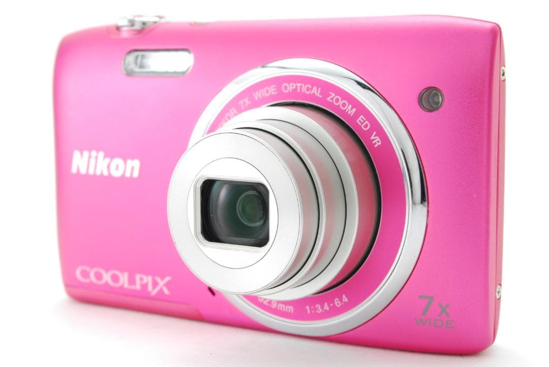Nikon COOLPIX s3500 ピンク 7倍ズーム 動作確認済み