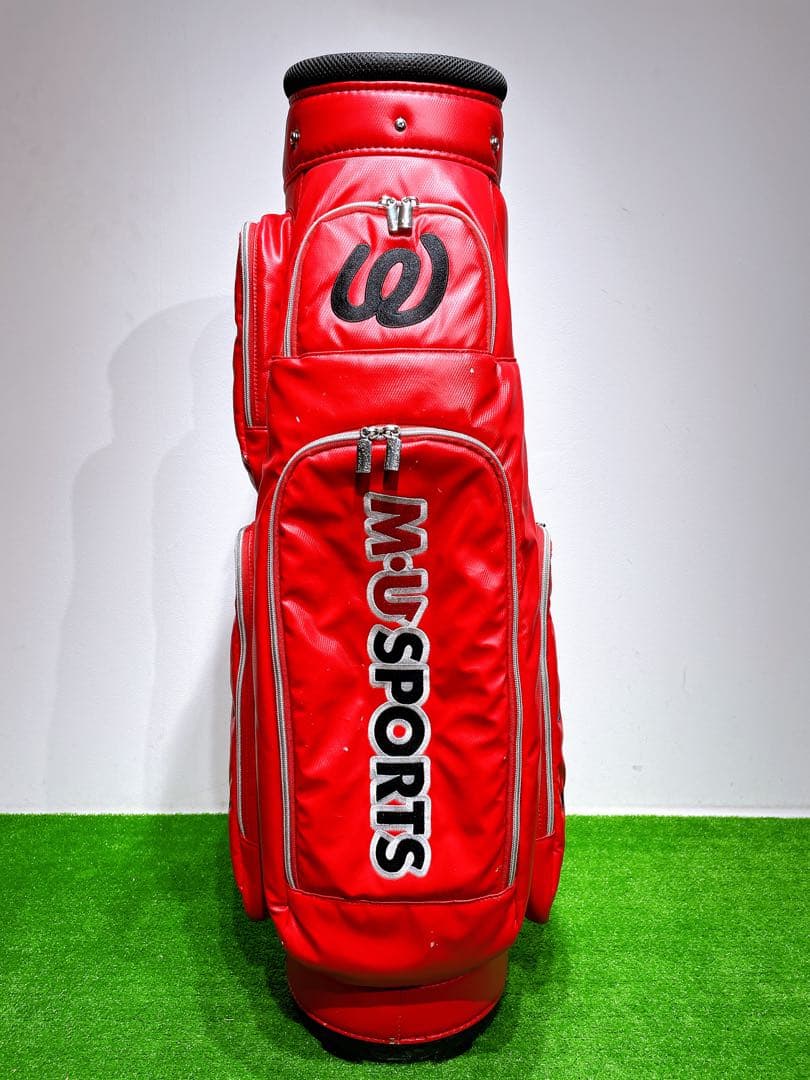 ☆可愛い M・U SPORTS☆MUスポーツ キャディバッグ レディース 赤