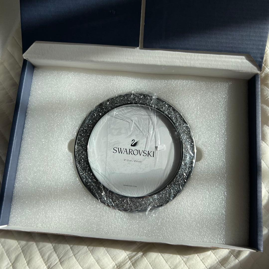 レア！　Swarovski スワロフスキー　フォトフレーム　ラウンド