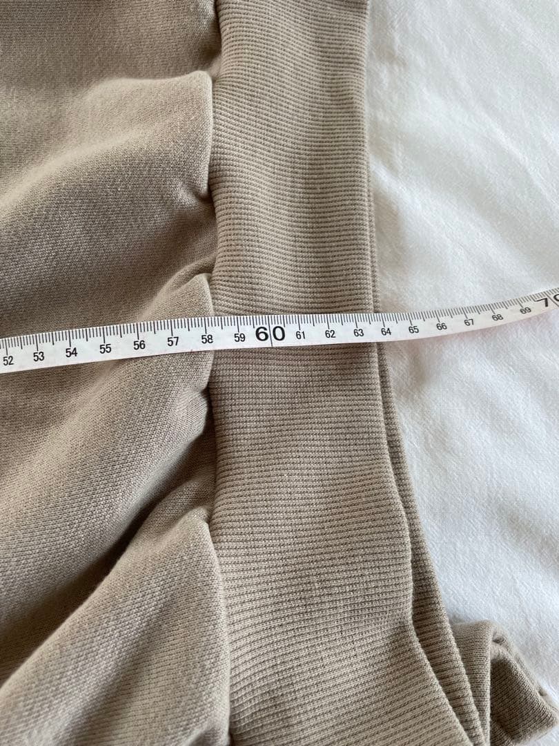 アロヨガ　スウェットシャツ＆パンツ　ベージュ系