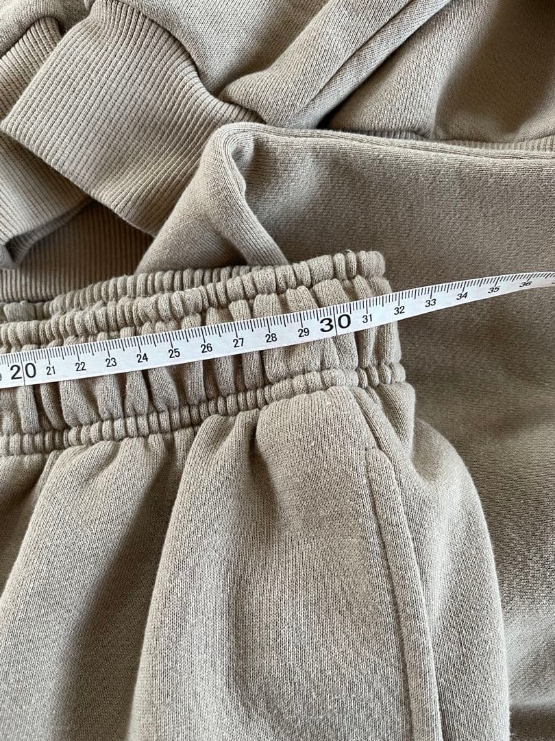 アロヨガ　スウェットシャツ＆パンツ　ベージュ系