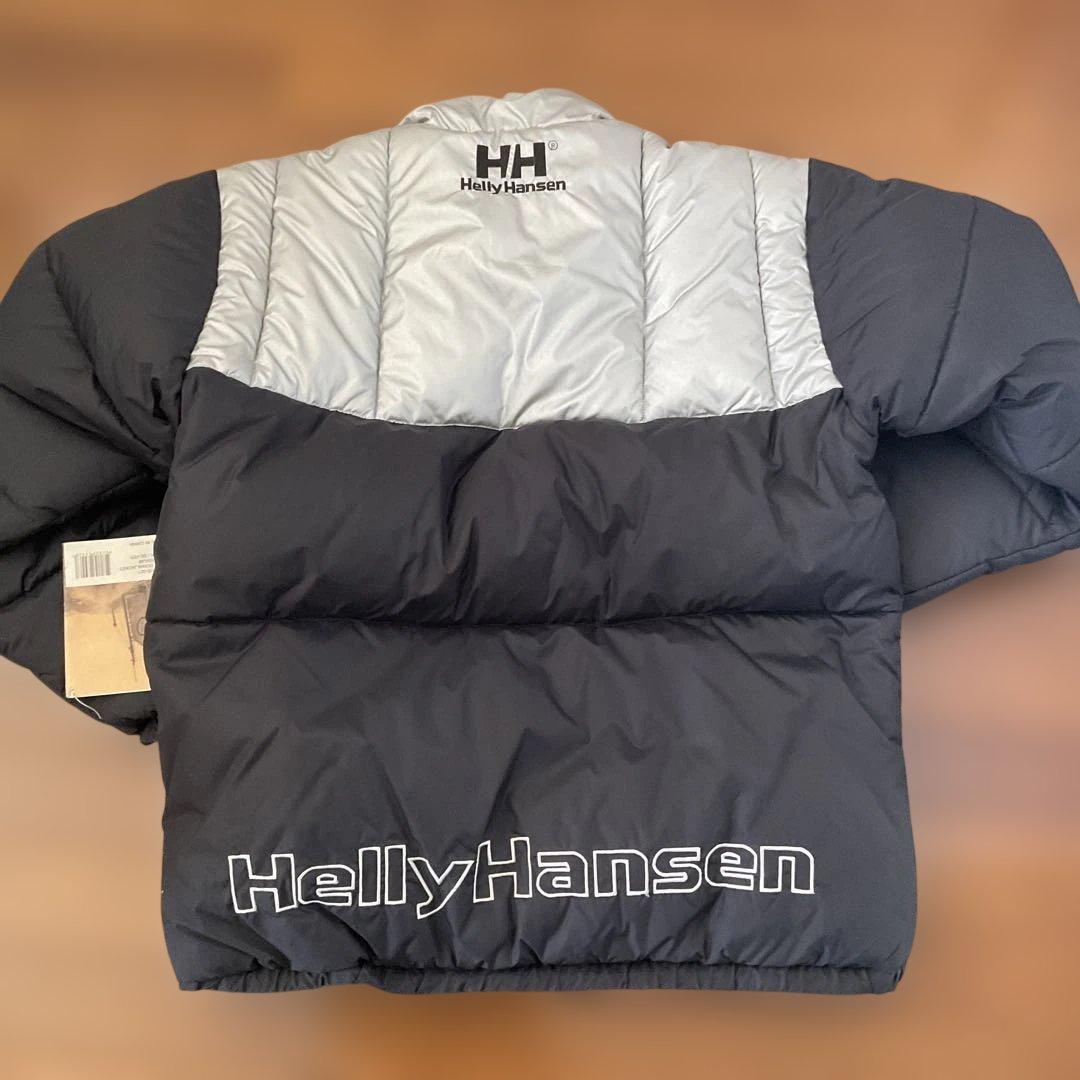 ヘリーハンセン　ダウンジャケット　ブラックシルバーtohji着用　ノースフェイス