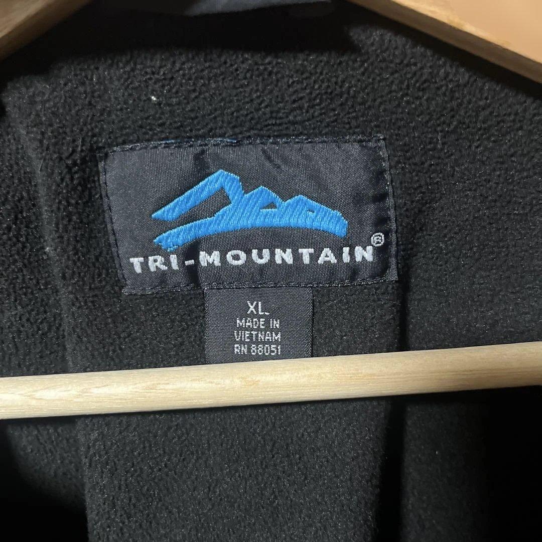 酒飲倶楽部　TRI-MOUNTAIN ブラック ナイロンジャケット XL