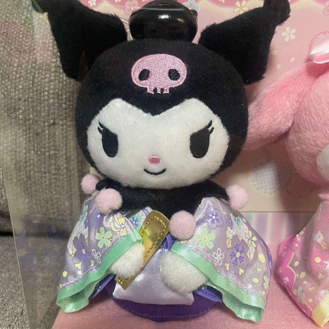 サンリオ マイメロ クロミ ひな祭りドール　レア　希少　ぬいぐるみ　雛飾り