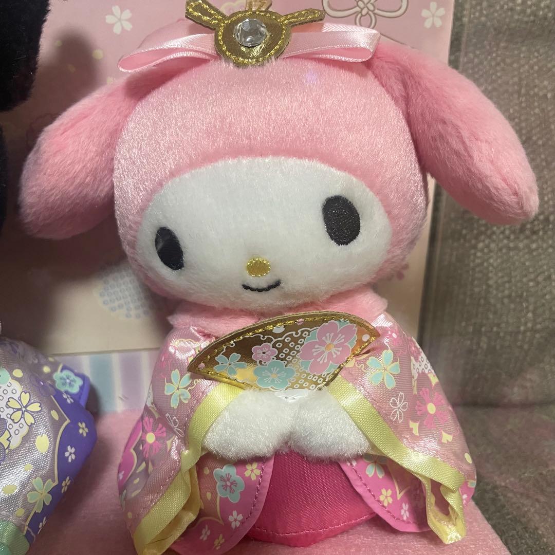 サンリオ マイメロ クロミ ひな祭りドール　レア　希少　ぬいぐるみ　雛飾り