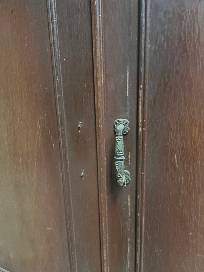 コーナーラック キャビネット 昭和レトロ 飾り棚 インテリア 当時物