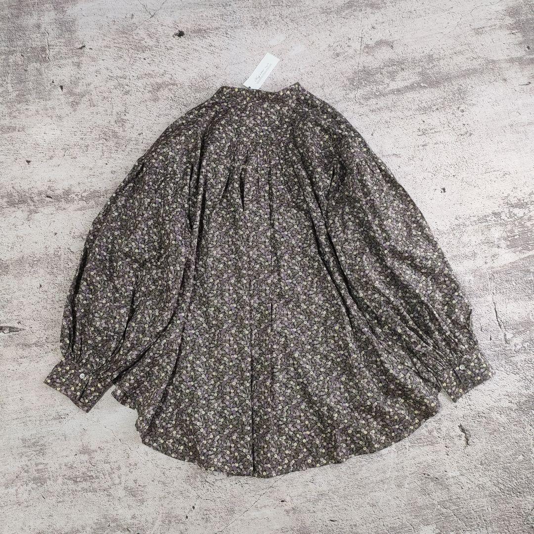 24SS 新品　HUG Ō WäR　LIBERTY　ギャザープルオーバーブラウス