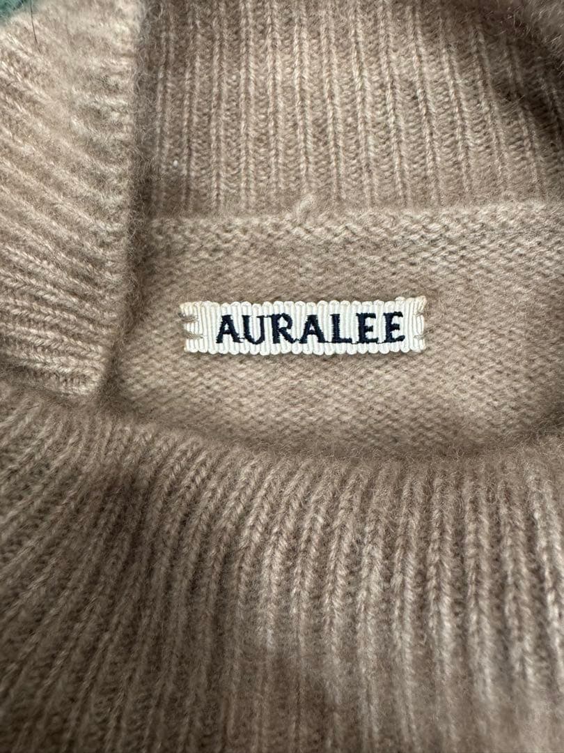 トップス AURALEE BABY CASHMERE KNIT TURTLE 3
