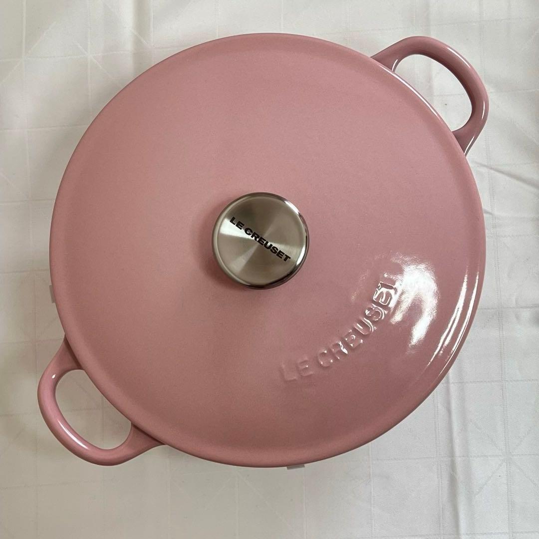 LE CREUSET マルミット22cm シフォンピンク
