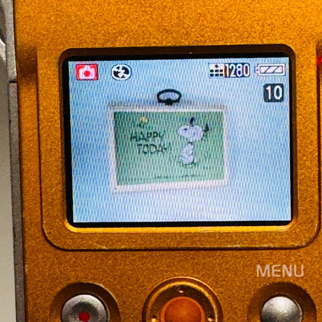 【動作OK/箱付】Panasonic D-snap SV-AS10 オレンジ