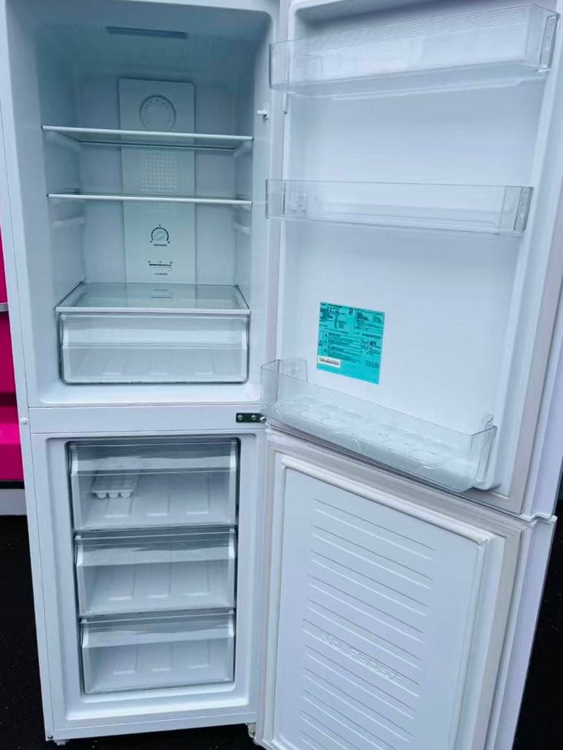 新生活白家電／Haier JR-NF218L 2ドア冷蔵庫2022年／送料設置込