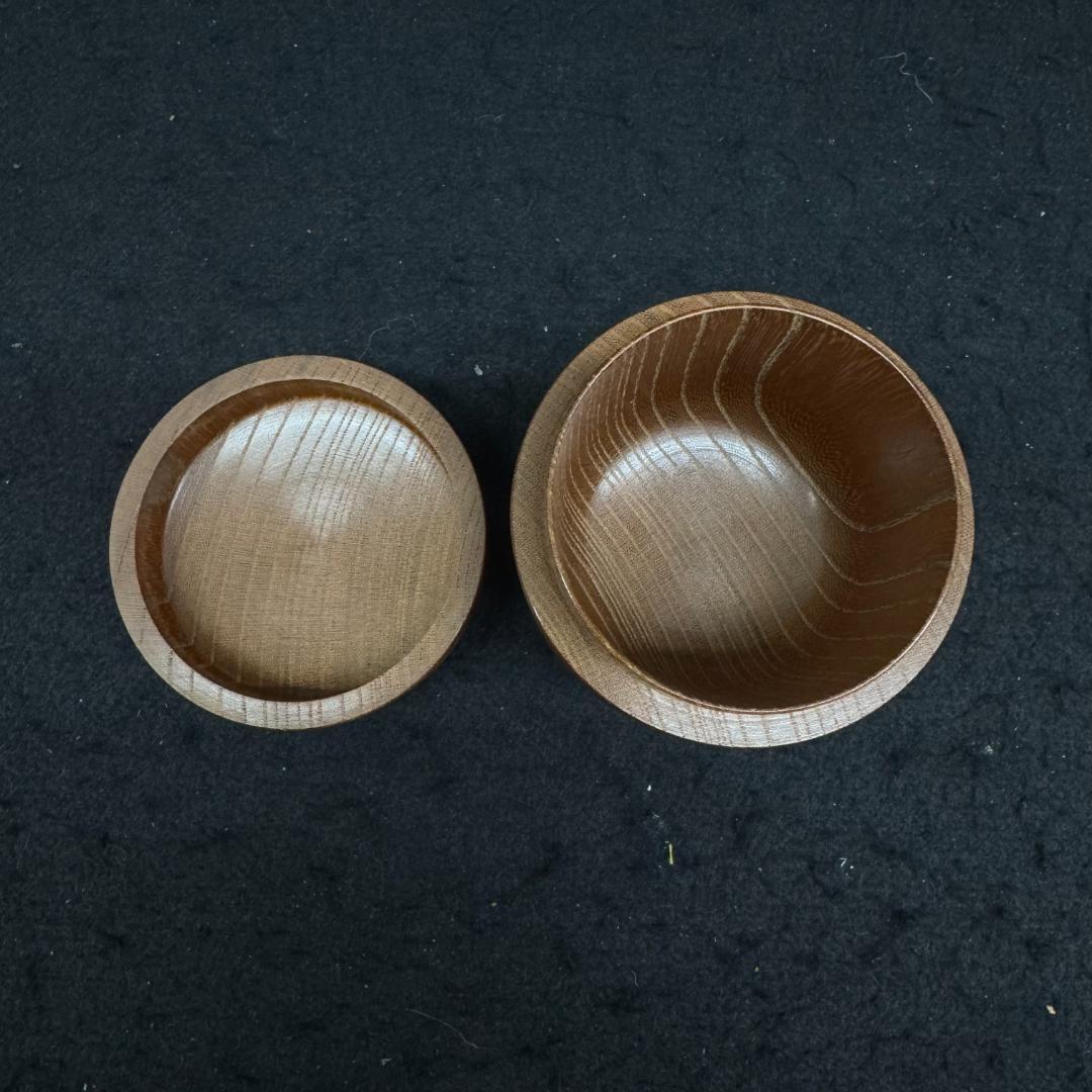 茶道具 田中光月 棗 欅　1層1層動く　浮月挽 共箱