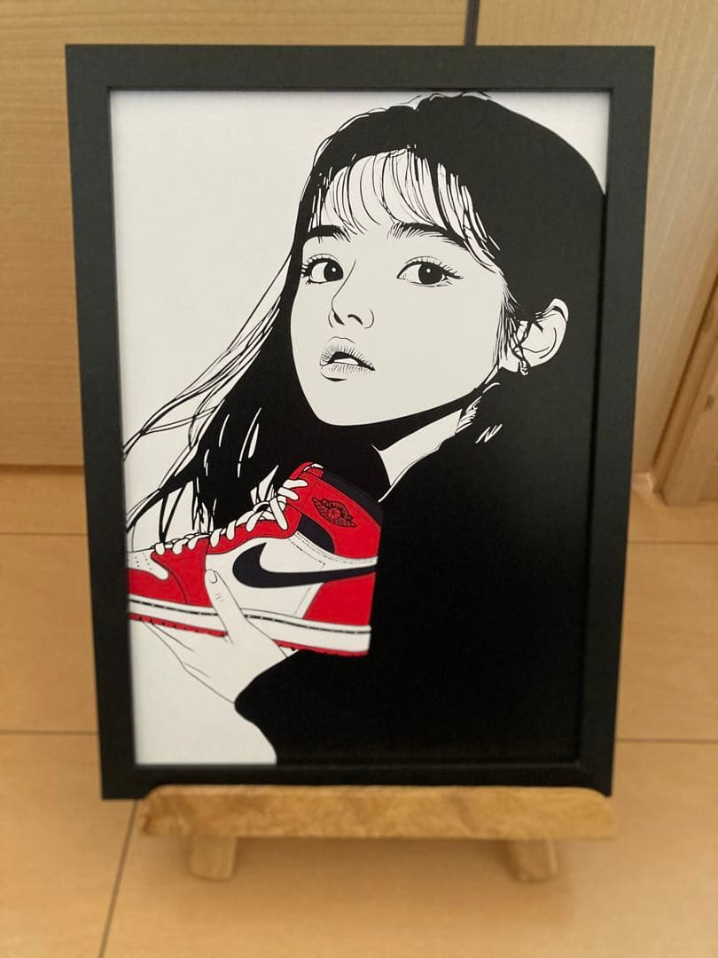 エアジョーダン1 シカゴ kyneバックサイドワークス/スニーカーアートポスター