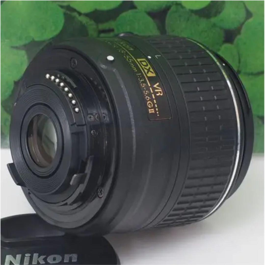 【美品】Nikonニコン⭐️標準ズーム18-55mmVR II⭐️使い勝手抜群