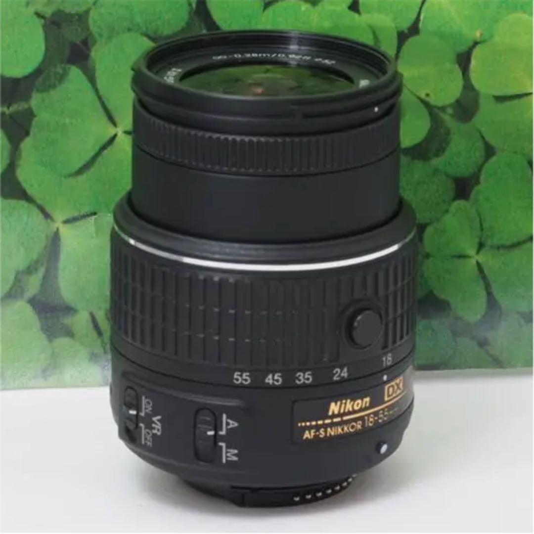 【美品】Nikonニコン⭐️標準ズーム18-55mmVR II⭐️使い勝手抜群