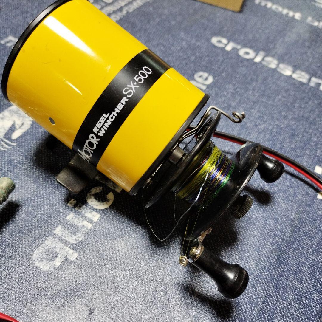 ワカサギ桐生技研モーターリールSX-500昭和レトロ